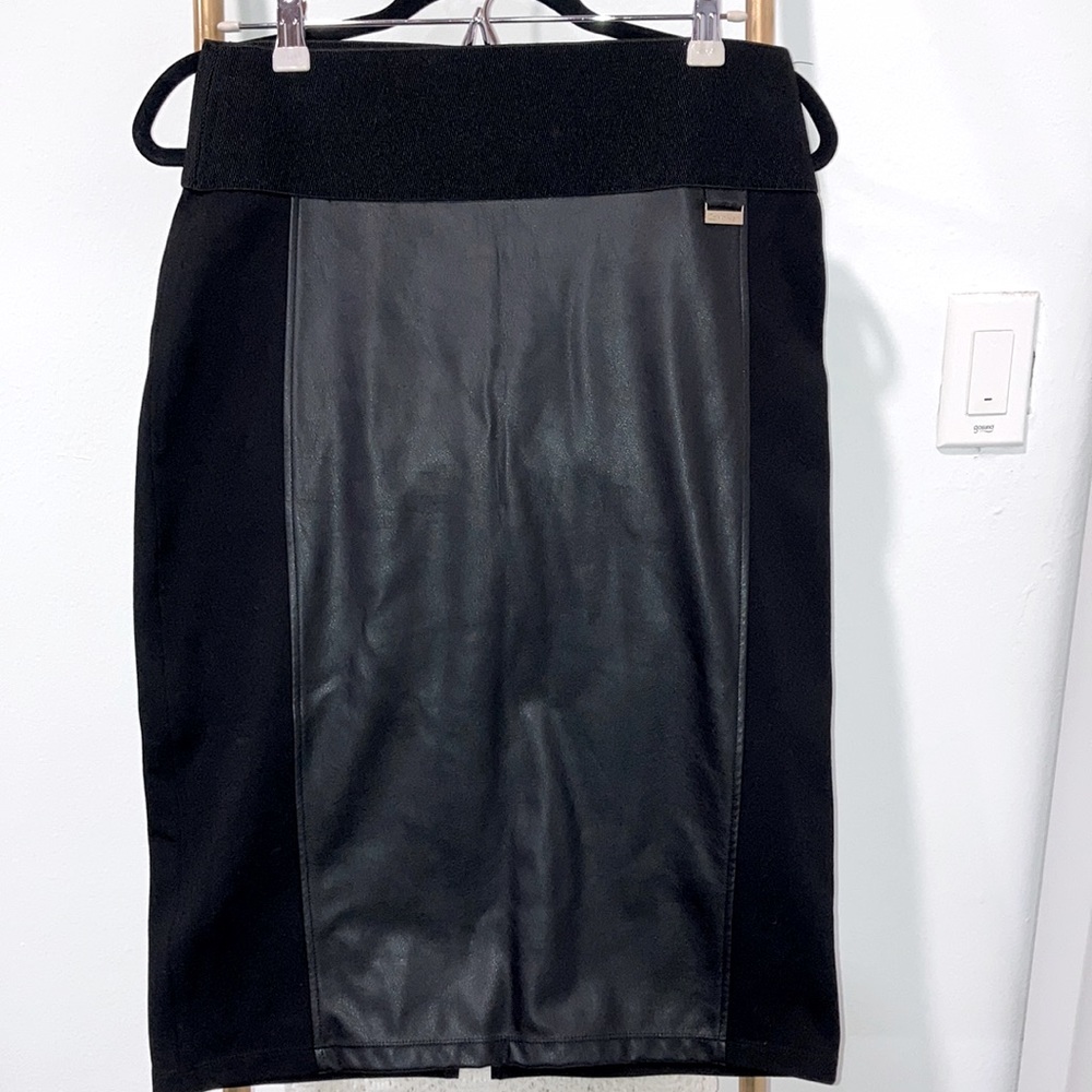Calvin Klein pencil skirt black sz Medium